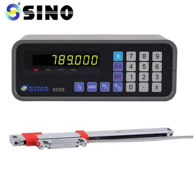 ガラス線形スケールが付いている単一の軸線SDS3-1F SINO数値表示装置システム