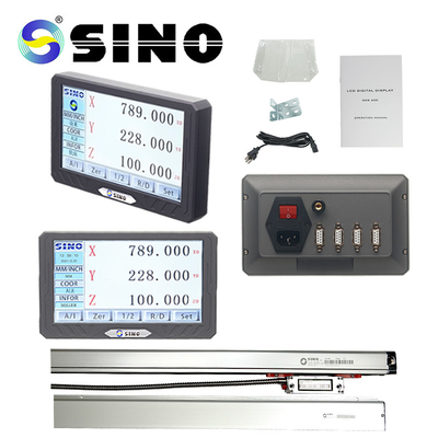 SINO SDS200S 3の軸線LCDの完全なタッチ画面の数値表示装置のキットDROの格子の定規の回転式エンコーダー
