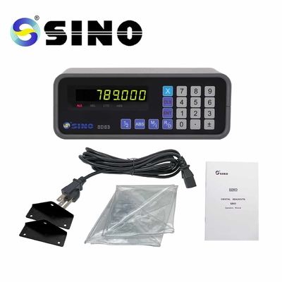 1つの軸線のSINO数値表示装置システム