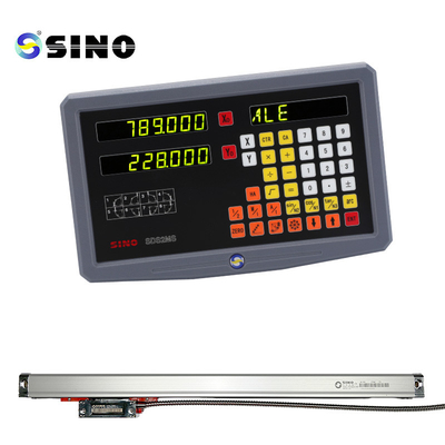 SINO 2軸デジタル読み取りシステム SDS2MS DRO 多機能型 グラス線形スケール付き 床機械用