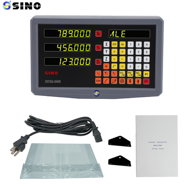 2 軸 メタル LCD フルタッチスクリーン フリース機 DRO 0.005mm 解像度 実用
