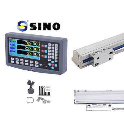 SINO 3軸デジタル読み取り SDS2-3VA 5 マイクロン線形エンコーダーによる測定