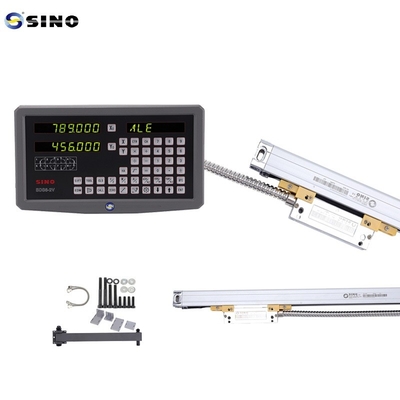 SDS6-2V デジタル読み取り SINO LEDスクリーン 2 軸 DRO システム 60Hz フレーリングラートマシン