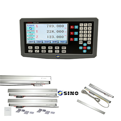 SINO SDS2-3VA LCD DRO 3 軸デジタル読み取りシステム エンコーダー付きの掘削とフライリング
