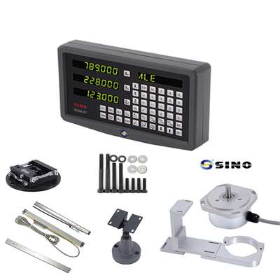 SINO SDS6-3VF デジタル読み取り メタルLED 3軸 フレッシングマシンのためのDROシステム 多機能