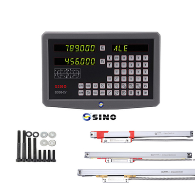 SINO SDS6-2V デジタル読み取り メタル LED デジタル読み取り 2 軸 DRO キット 60Hz フレッシングマシン