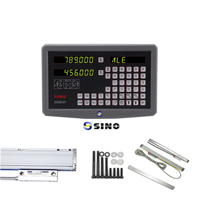 SINO SDS6-2V デジタル読み取り メタル LED デジタル読み取り 2 軸 DRO キット 60Hz フレッシングマシン