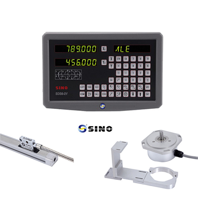 SINO SDS6-2V デジタル読み取り メタル LED デジタル読み取り 2 軸 DRO キット 60Hz フレッシングマシン