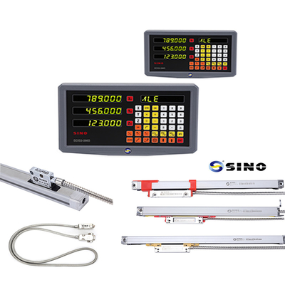 SINO SDS2-3MS デジタル読み取りシステム 15VA 実用的な3軸DRO プラスチック用線形スケールDROシステム