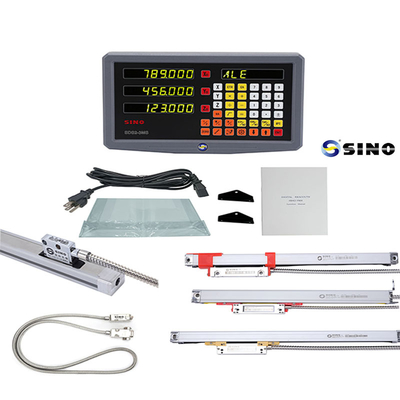 SINO SDS2-3MS デジタル読み取りシステム 15VA 実用的な3軸DRO プラスチック用線形スケールDROシステム