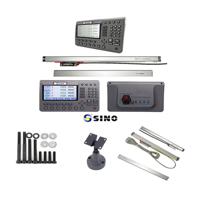 2軸デジタル読み取り DRO SINO SDS200 デジタル読み取り 240V メタル用線形エンコーダースケール 磨き機用