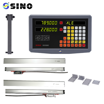 SINO TTL RoHS 2 軸デジタル読み取り SDS2MS 線形エンコーダー付き多機能DRO測定システム
