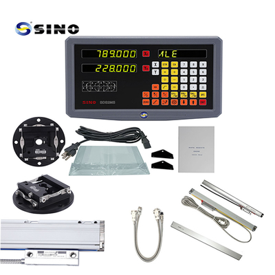 SINO 2軸回転機デジタル読み取りシステム SDS2MS AC 100-240V回転機とフレーズ機のための線形スケールを持つ多機能