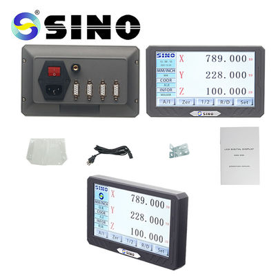 お買い得 LCDの完全なタッチ画面のフライス盤DRO 0.005mmの決断の実用的な2本の斧の金属 オンライン